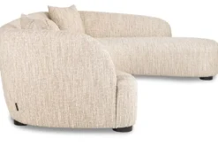 Outlet Loungebank 213987 Beige Angora Pandora Loungebanken|Hoekbanken