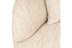 Outlet Loungebank 213987 Beige Angora Pandora Loungebanken|Hoekbanken