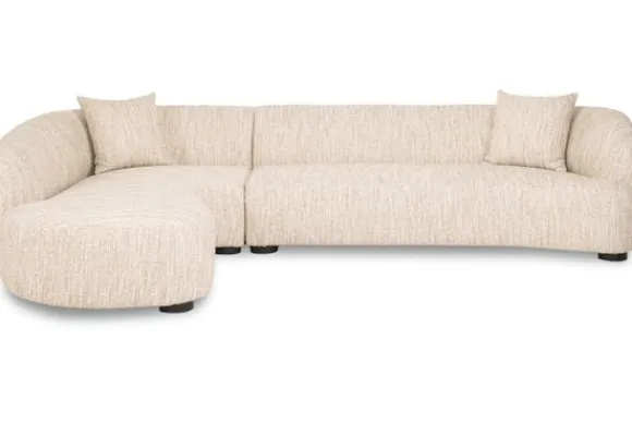 Clearance Loungebank 213986 Beige Angora Pandora Loungebanken|Hoekbanken