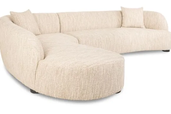 Clearance Loungebank 213986 Beige Angora Pandora Loungebanken|Hoekbanken