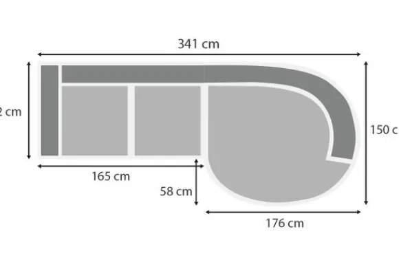 Sale Loungebank stof Tiffany 05 Dordoni Loungebanken