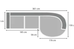 Sale Loungebank stof Tiffany 05 Dordoni Loungebanken