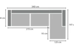 Sale Loungebank stof Tokio 170 Amarillo Loungebanken