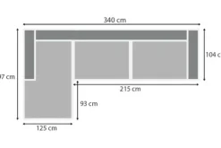 Discount Loungebank stof Tokio 170 Amarillo Loungebanken
