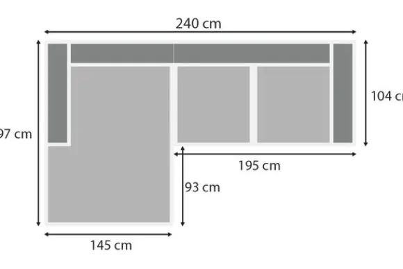 Sale Loungebank stof Tokio 710 Amarillo Loungebanken