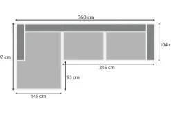 Sale Loungebank stof Tokio 710 Amarillo Loungebanken