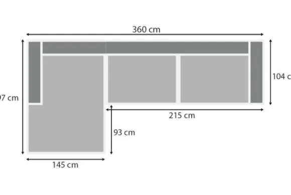 Sale Loungebank stof Tokio 710 Amarillo Loungebanken