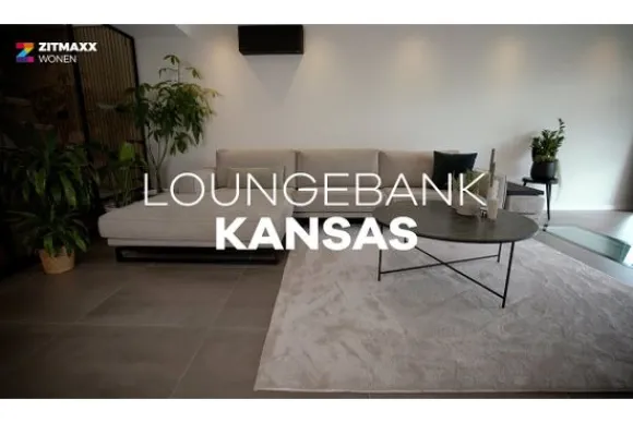 Clearance Loungebank stof Tokio 710 Kansas Loungebanken