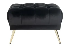 Discount Poef 211255 Antraciet Velvet Huxley Poefen