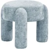 Poef 212317 Light Blue Chenille Holly Poefen