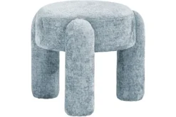Poef 212317 Light Blue Chenille Holly Poefen