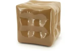 Clearance Poef 250110 mustard Capti Poefen