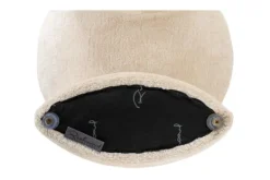 New Poef 210880 White Chenille Fargo Poefen