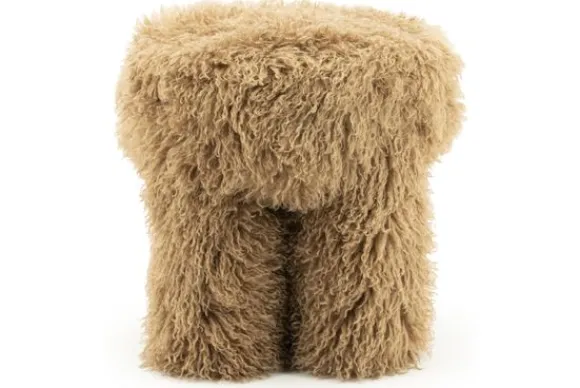 Sale Poef Taupe 250238 Doodly Poefen