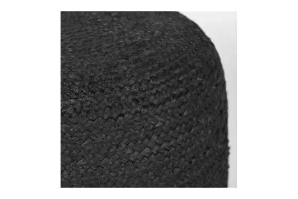 Online Poef Zwart SH-24.091 Jute Poefen