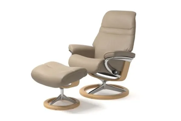 Hot Relaxfauteuil + hocker Sunrise Signature | Relaxstoelen|Draaifauteuils