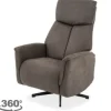 Hot Relaxfauteuil Antraciet CM-55.037 Helsinki Relaxstoelen|Draaifauteuils