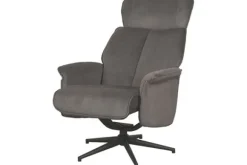 New Relaxfauteuil Antraciet Cosmo CH-73.026 Verdal Relaxstoelen|Draaifauteuils