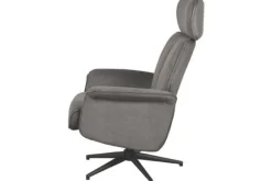 New Relaxfauteuil Antraciet Cosmo CH-73.026 Verdal Relaxstoelen|Draaifauteuils
