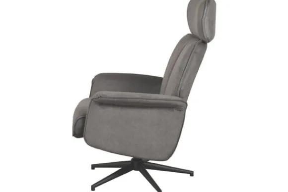 New Relaxfauteuil Antraciet Cosmo CH-73.026 Verdal Relaxstoelen|Draaifauteuils