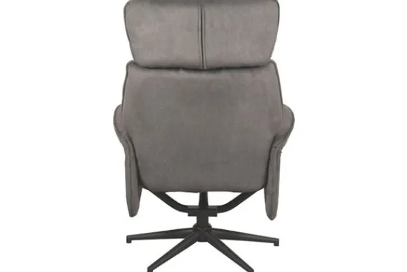 New Relaxfauteuil Antraciet Cosmo CH-73.026 Verdal Relaxstoelen|Draaifauteuils