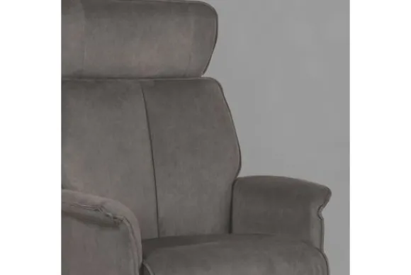 New Relaxfauteuil Antraciet Cosmo CH-73.026 Verdal Relaxstoelen|Draaifauteuils
