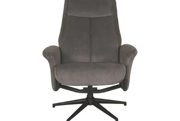 Relaxfauteuil Antraciet Cosmo CH-73.023 Bergen Relaxstoelen|Draaifauteuils