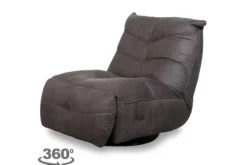 Hot Relaxfauteuil Antraciet MW-72.021 Powernap Relaxstoelen|Draaifauteuils
