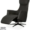Discount Relaxfauteuil Antraciet SX-84.021 Lund Relaxstoelen|Draaifauteuils