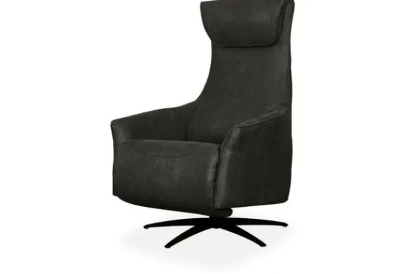 Discount Relaxfauteuil Antraciet SX-84.021 Lund Relaxstoelen|Draaifauteuils