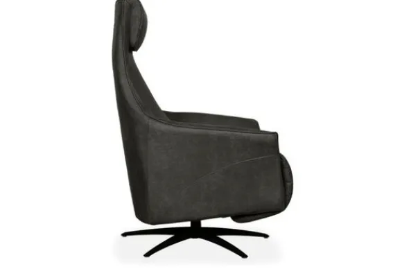 Discount Relaxfauteuil Antraciet SX-84.021 Lund Relaxstoelen|Draaifauteuils