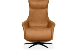 Online Relaxfauteuil Cognac SX-84.023 Lund Relaxstoelen|Draaifauteuils