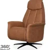 Online Relaxfauteuil Cognac SX-84.014 Oslo Relaxstoelen|Draaifauteuils