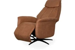 Online Relaxfauteuil Cognac SX-84.014 Oslo Relaxstoelen|Draaifauteuils