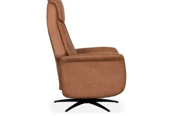 Online Relaxfauteuil Cognac SX-84.014 Oslo Relaxstoelen|Draaifauteuils