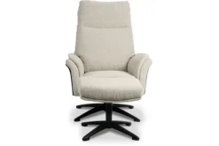 New Relaxfauteuil met hocker Naturel DA-89.005 Zenza Relaxstoelen|Draaifauteuils