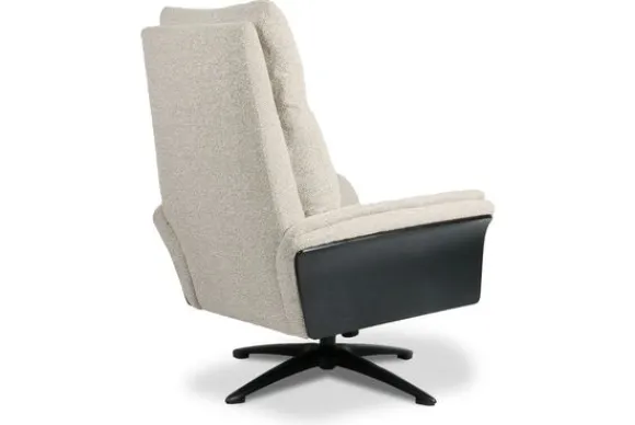 New Relaxfauteuil met hocker Naturel DA-89.005 Zenza Relaxstoelen|Draaifauteuils