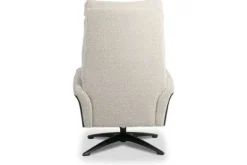 New Relaxfauteuil met hocker Naturel DA-89.005 Zenza Relaxstoelen|Draaifauteuils
