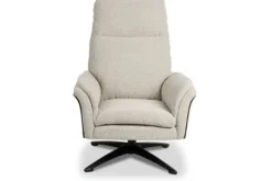 Clearance Relaxfauteuil met hocker Naturel DA-89.004 Zenza Relaxstoelen|Draaifauteuils