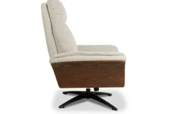 Clearance Relaxfauteuil met hocker Naturel DA-89.004 Zenza Relaxstoelen|Draaifauteuils