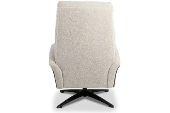 Clearance Relaxfauteuil met hocker Naturel DA-89.004 Zenza Relaxstoelen|Draaifauteuils