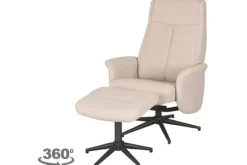 Sale Relaxfauteuil met hocker Naturel Touch CH-73.010 Bergen Relaxstoelen|Draaifauteuils