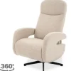 Clearance Relaxfauteuil Naturel CM-55.048 Esbjerg Relaxstoelen|Draaifauteuils