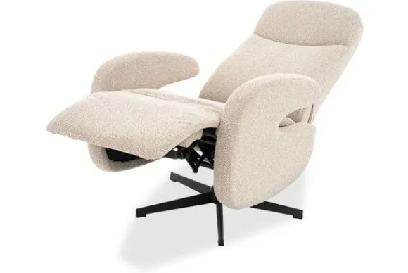 Clearance Relaxfauteuil Naturel CM-55.048 Esbjerg Relaxstoelen|Draaifauteuils