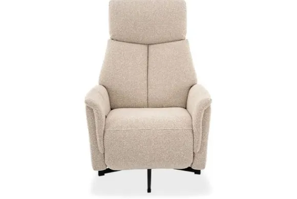 Outlet Relaxfauteuil Naturel CM-55.042 Helsinki Relaxstoelen|Draaifauteuils