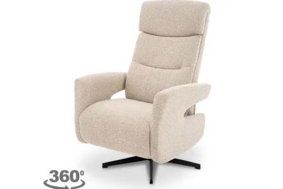 New Relaxfauteuil Naturel CM-55.051 Copenhagen Relaxstoelen|Draaifauteuils