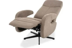 Sale Relaxfauteuil Taupe CM-55.044 Esbjerg Relaxstoelen|Draaifauteuils