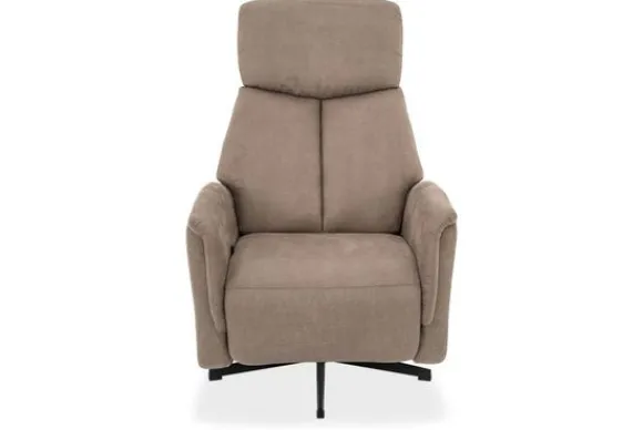 Online Relaxfauteuil Taupe CM-55.038 Helsinki Relaxstoelen|Draaifauteuils