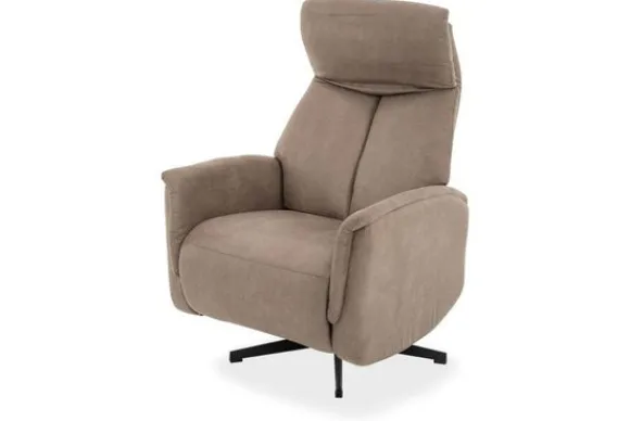 Online Relaxfauteuil Taupe CM-55.038 Helsinki Relaxstoelen|Draaifauteuils