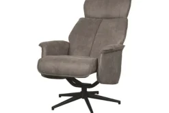 Online Relaxfauteuil Taupe Micro Suede CH-73.017 Verdal Draaifauteuils